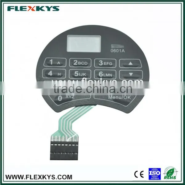 Plastic Poly Dome 6 Push Buttons Membrane Switch photo-2