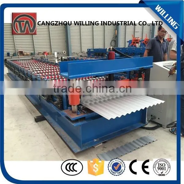 Aluminum Roll Aluminium Corrugated Roofing Sheets Machine photo-6