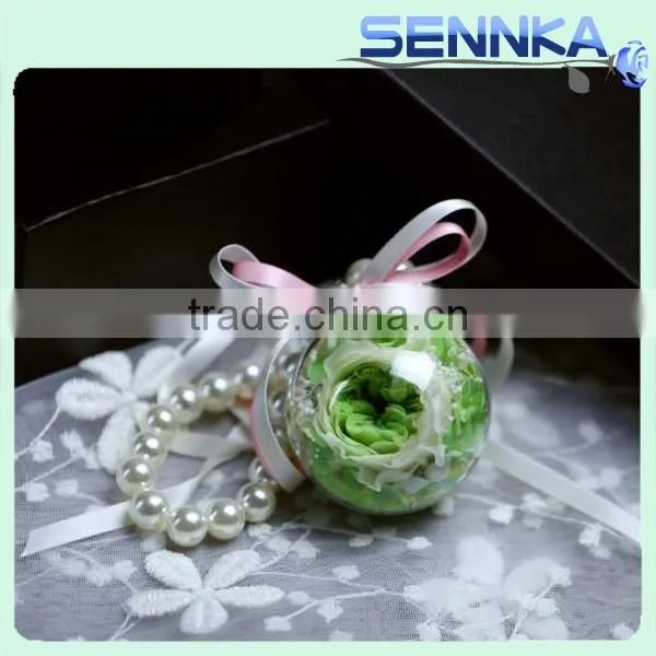 Luxury Handcraft Rose Car Hangings Preserved Fresh Rose photo-3