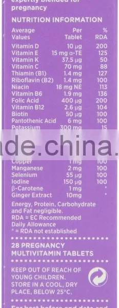 Seven Seas Pregnancy 21 Vitamin and Minerals - Pack of 28 Tablets photo-4