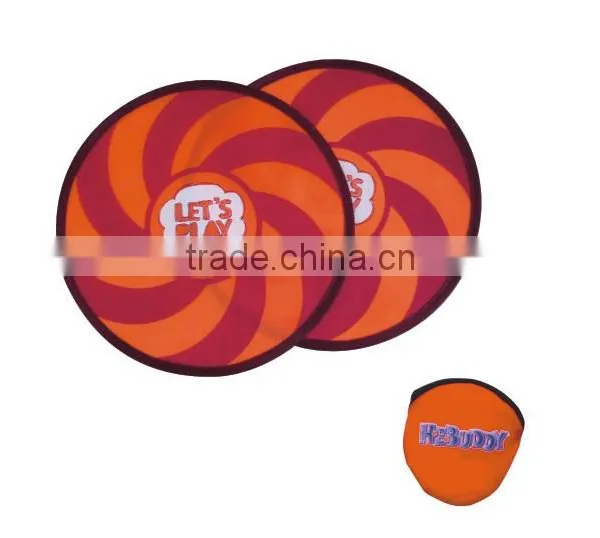 Promotion Cheap Custom Round Mini Foldable Nylon Frisbee Fan photo-3