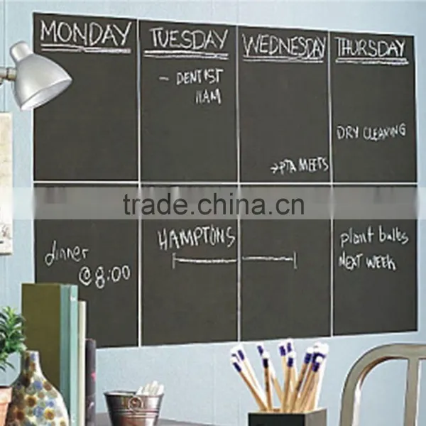 2017 Newest Blackboard Wall Sticker Chalkboard Decal Chalk Board With 5 Free Chalks photo-2