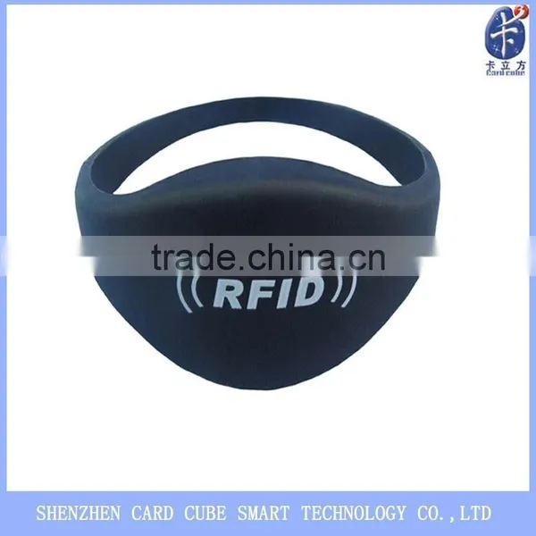 ISO 15693 ICODE SLI-S Waterproof RFID Silicone Wristband NFC Bracelet photo-4