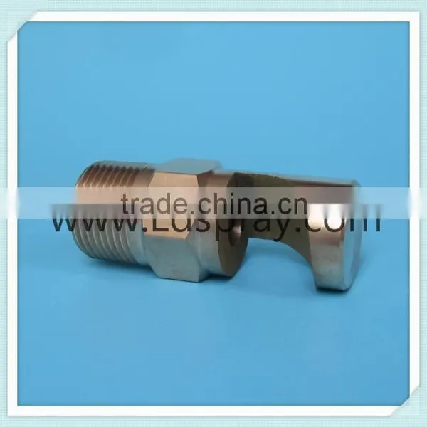 1/8"-1" K Wide Angle NPT or BSPT Brass Water Curtain Flood Flat Jet Nozzle photo-6