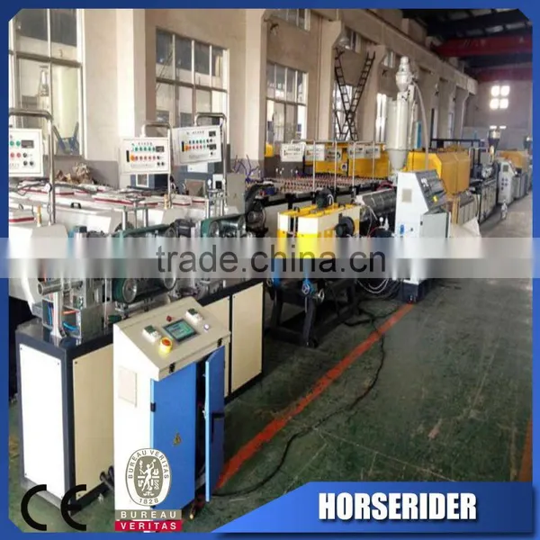 PVC Sewer Single Wall Corrugated Pipe Production Line / PE PVC Corrugated Hose Pipe Extrusion Line photo-2