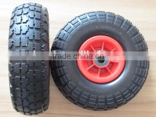 12 Inch pu Foam Electronic Wheelchair Wheel With Aluminium Rim Alloy Wheel photo-3
