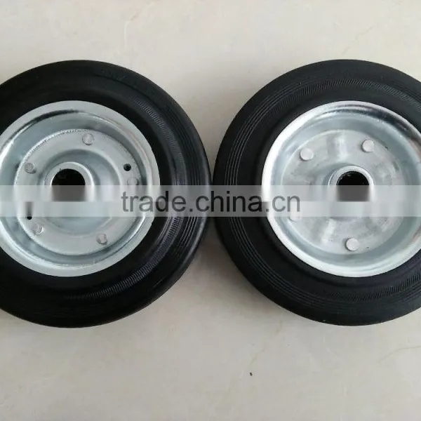 EL-745 8 Inch Solid Rubber Wheel 200x50 photo-3