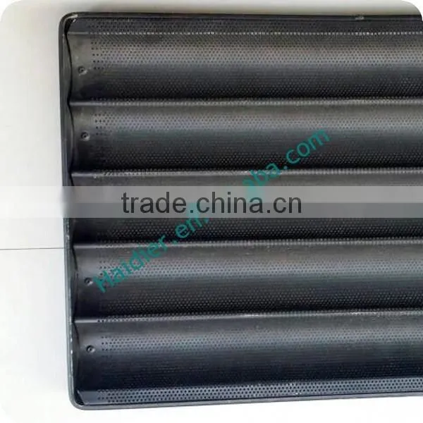Glazed Perforated Non Stick Baguette/French Bread Pan, Baking Pan -5 Moulds photo-2