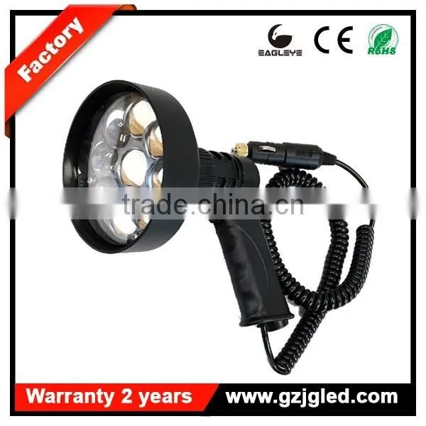 Factory Outlet 3000 Lumens LED Handheld Vehicle Hunting Spot Torch Camping Work Fishing Light 12V photo-2