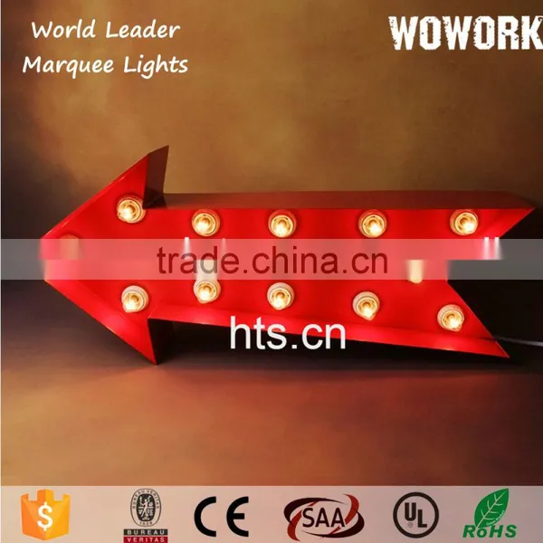 Metal Sign Lights Arrow photo-2