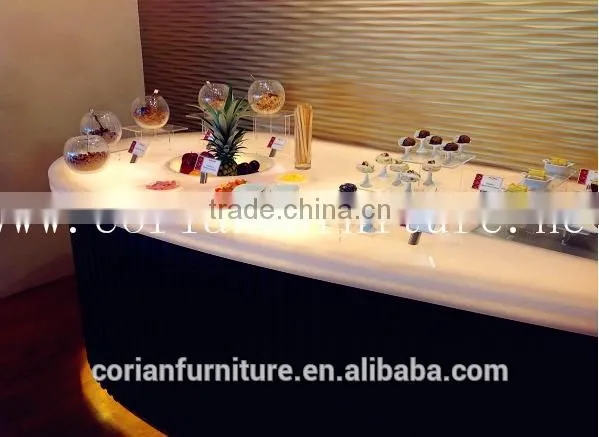 2016 New Design Acrylic Solid Surface Built Hotel Buffet photo-2