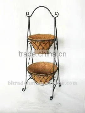 Metal Coconut Plant Holder photo-2