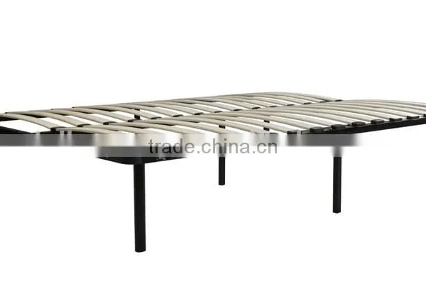 Hot Sell Full Size Wood Slat Bed Frame photo-2