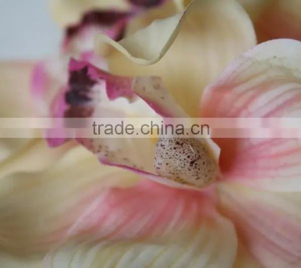 Real Touch Decorative Artificial Cymbidium Orchid Flower for Landscaping Decoration photo-6