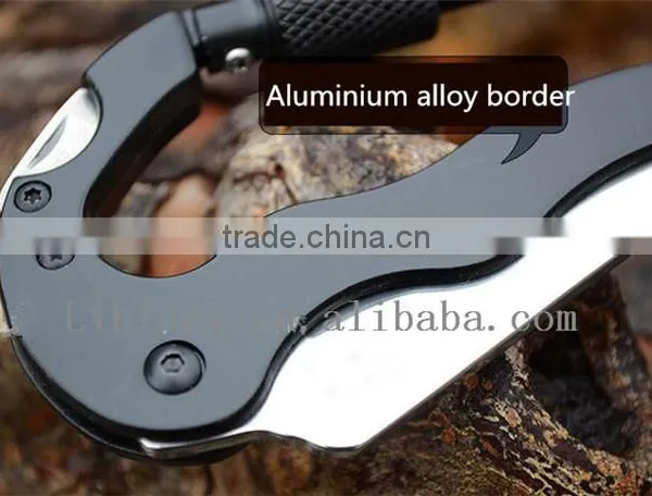 Special Birthday Gifts Multifunction Carabiner Knife Keychain photo-5