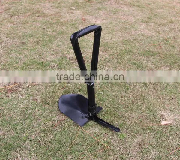 Outdoor Survival Gear Multi-functional Foldable Camping Military Shovel With Pickaxe/ Saw/ Opener photo-3