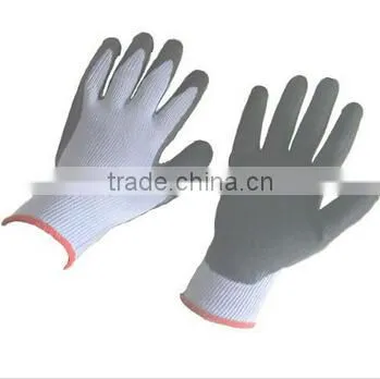 Cheap 13 Gauge Black Nylon PU Coated Gloves photo-2