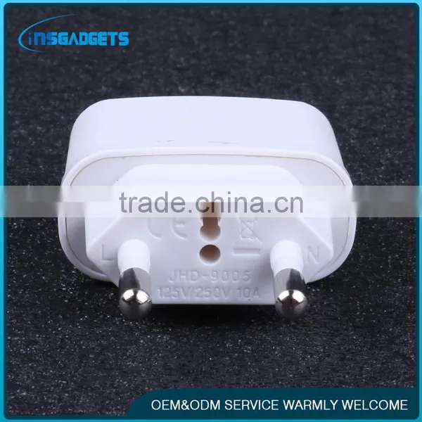 Universal Travel Adapter US AU UK to EU Plug Travel Wall AC Power Adapter 10A Socket Converter photo-3