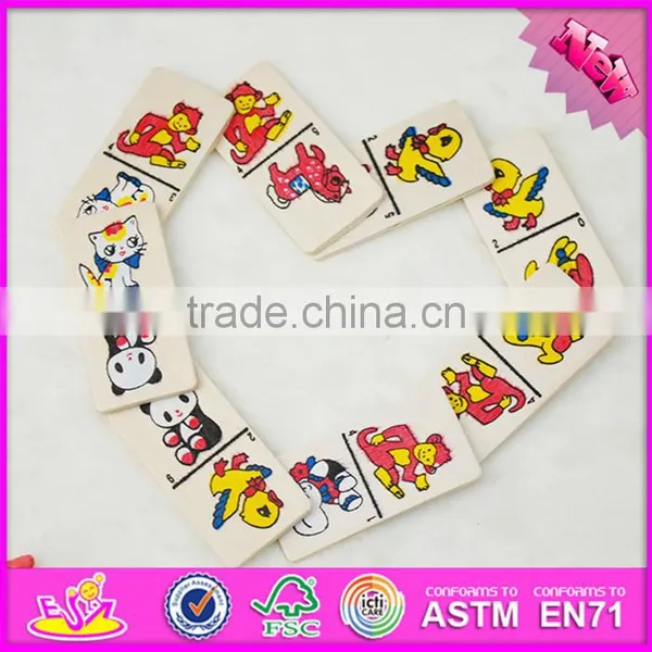 2016 Hot Sale Educational Children Wooden Mini Domino Set WJ276930 photo-5