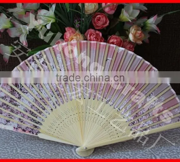 Anji Yuhong Factory Wholesale Silk Japanese Fan photo-3