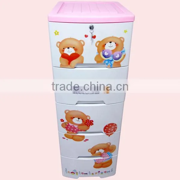 Happy Bear Kids Plastic Wardrobe photo-6
