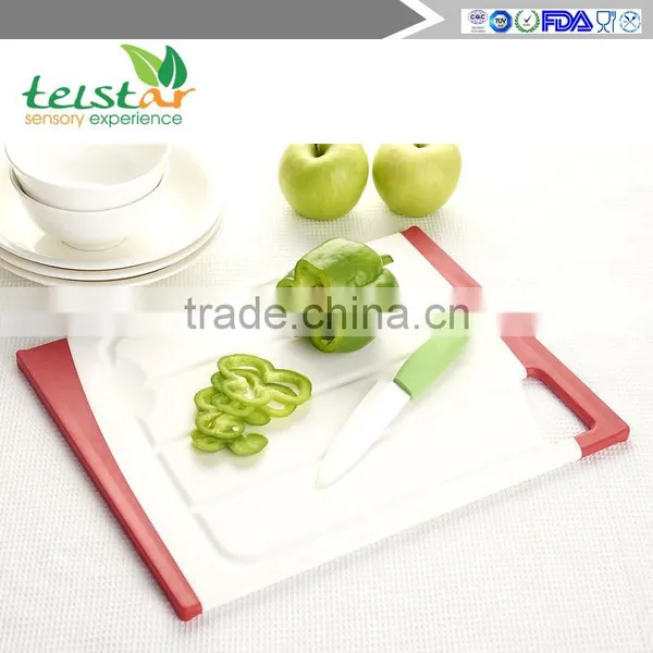 Eco-friendly High Grade Plastic Cheese Bread Cutting Board photo-2