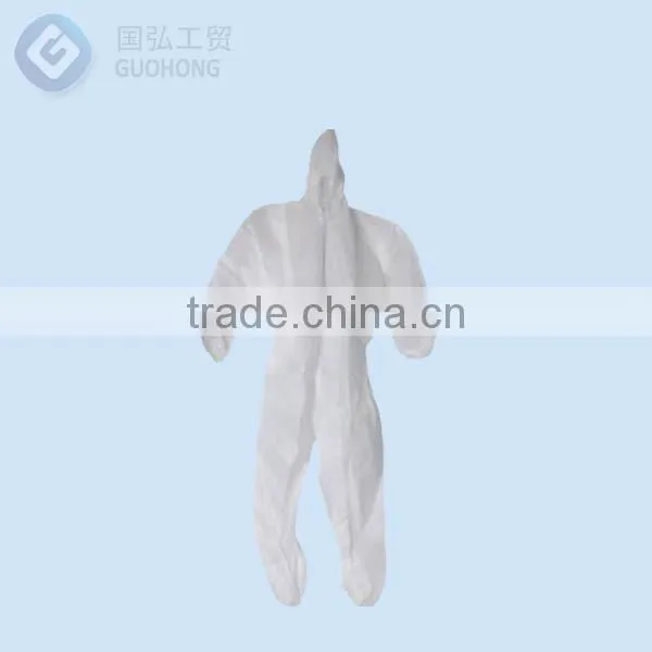 Disposable Microporous Paint Suits Disposable Coverall White Lge/X Lge 42-45" Chest photo-2