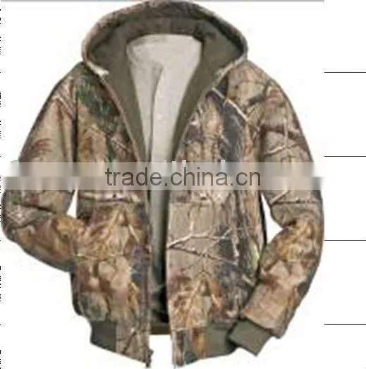 Winter Cotton Camouflage Canvas Jacket