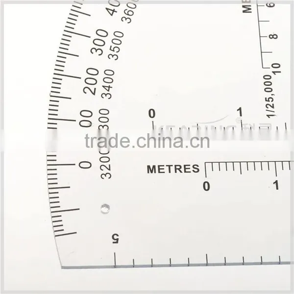 9inch Military Protractor,half Moon Military Protractor,military Map Protractor#KMP-3 photo-5