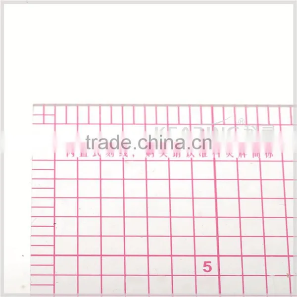 Kearing 1.2mm Thickness Fashion Design Rulers Plastic Garment Ruler for Patchwork #B70 photo-4