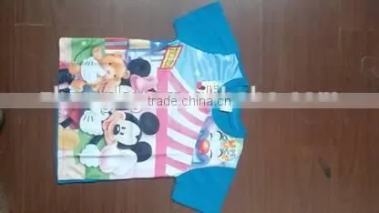 Cute Cartoon Which Child Favorite Printed Short Sleeve T-shirt photo-3