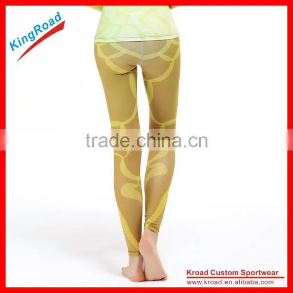 Women's Spandex Fitness Running Tights/capris photo-5