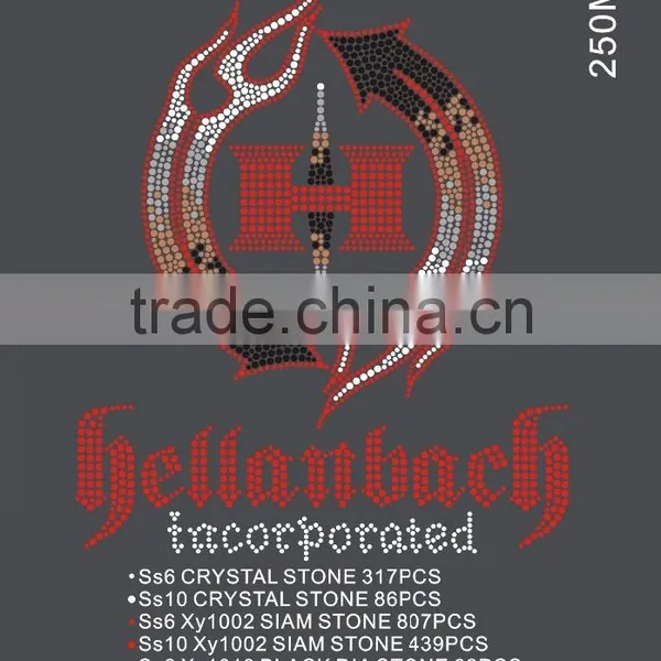 Custom All Kinds of Text and Patterns Hot Fix Rhinestone Made in China photo-5
