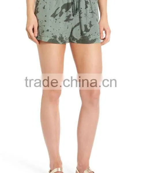 MGOO Factory Supplied Latest Design Women Shorts Custom Print Joggers Gym Wear Sporty Laid-back Pants photo-5