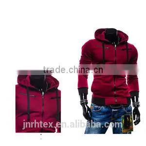 New Men's Stylish Slim Warm Hoodie Sweater Zipper Coat Outwear Sweatshirt photo-2