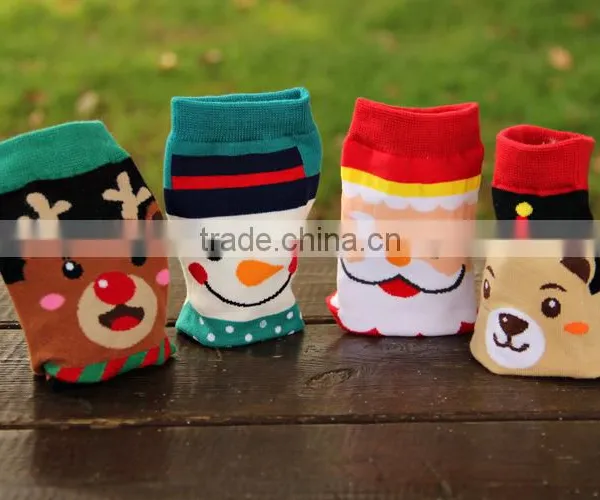 2016 New 3D Cartoon Christmas Snowman Socks Women Cotton Socks Floor Women Cotton Socks photo-6