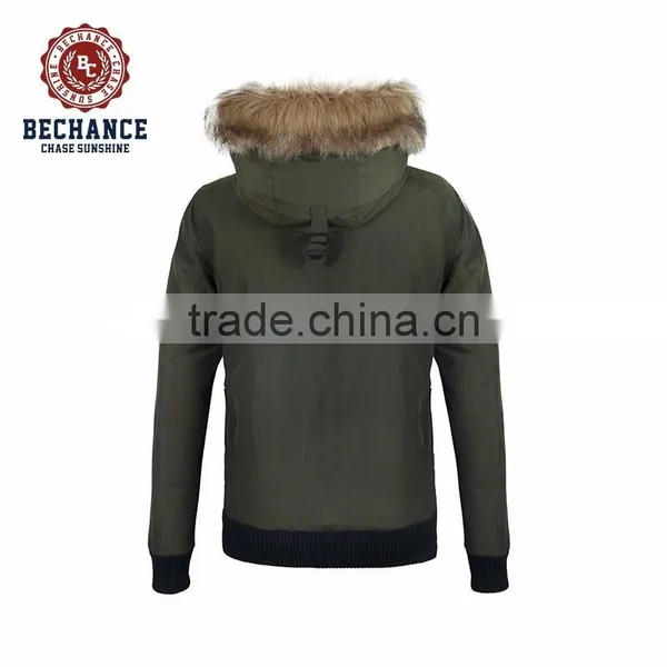 W2089 Women's Winter Coat Down Jacket Faux Fur Padding Coat photo-2