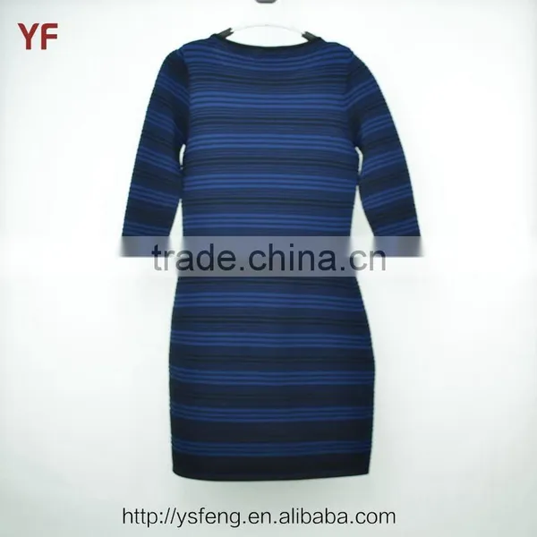 Long Sleeve One-piece Winter Girl Sweater Dress Design photo-2