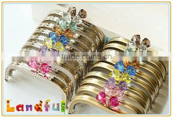 High Quality Colorful Purse Frame Handbag Supplies Metal Purse Frame photo-3