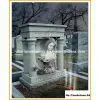 Marbel Tombstone, Granite Tombstone, Tombstone Monument, European Style Headstone (YKTMS-04)