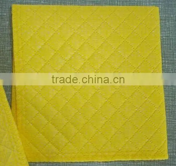 Needle Punched Nonwoven Cleaning Cloth in Kithcen,floor, Glass 50%viscose, 50%polyester