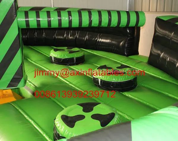 Adult Giant Outdoor Dia 8M Multi-play Inflatable Meltdown Wipeout Games For Sale photo-4