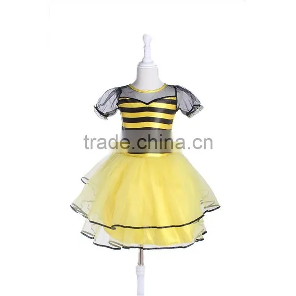 Pretty Carnival Dress Bee Dress for Girls Children Cosplay Costumes Carnival Theme Party Dress