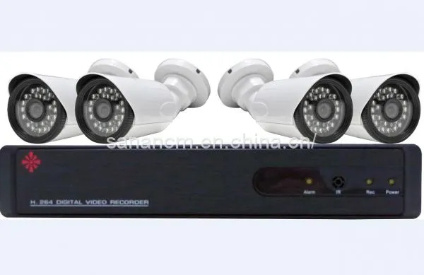 4CH 1080P сетевой набор NVR с питанием по Ethernet