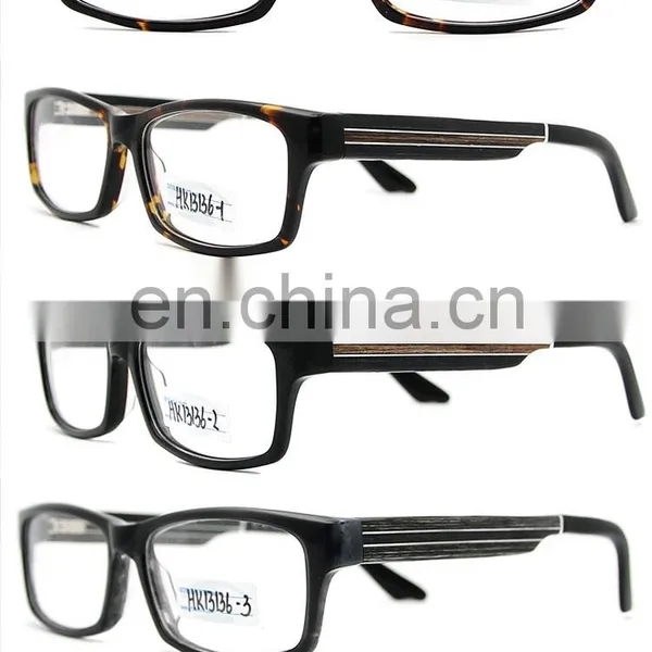 New Arrival Eyewear Frame Acetate Wooden Eyewear