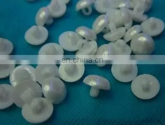FAKE PEARL BUTTON 1 HOLE BUTTON FOR BAGS TALL FEET BUTTON FOR FASHION CLOTHES photo-2