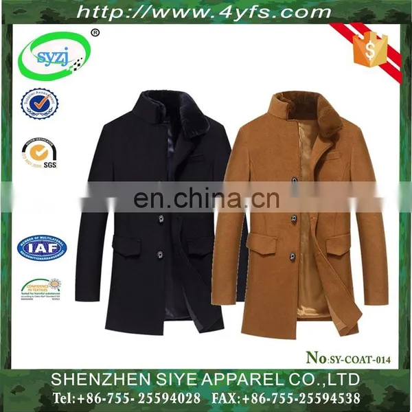 Top Grade New Luxury European Designer Coats 2015 Winter Men Plaid Cashmere Wool Formal Warm Coat Outwear