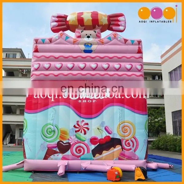 2017 Guangzhou Hot Sale Cheap Factory Candy Commercial Inflatable Bouncer Slide for Child photo-5