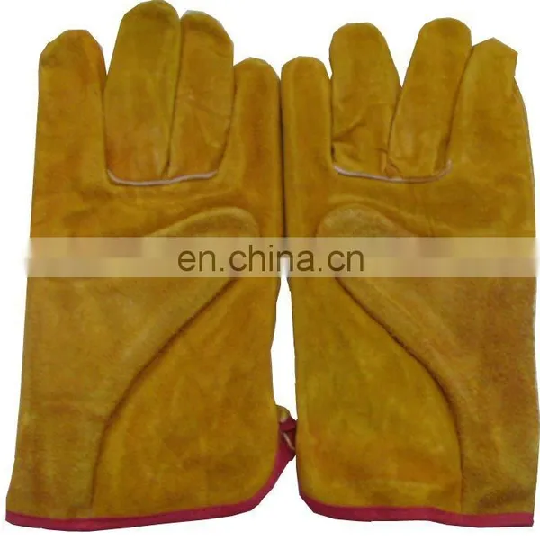 Cowhide Suede Leather Gloves 707 Working Gloves Ri-WG-65-A