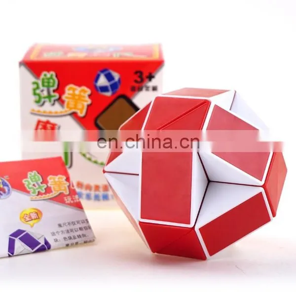 Snake Speed Cube Puzzle Fidget Cube Toy Twisty Puzzle Twist Magic Ruler Cube Christmas Gifts photo-5